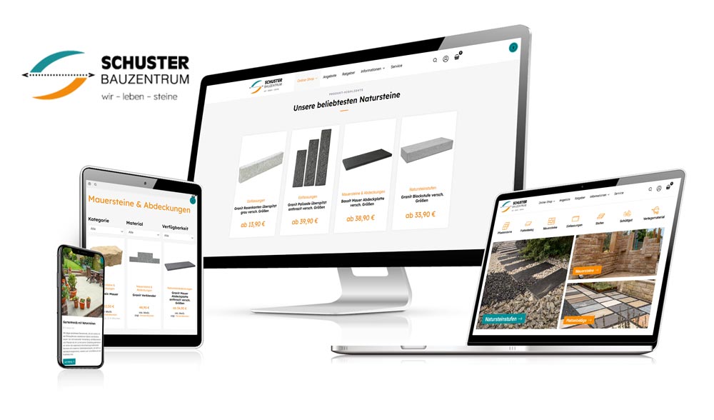 Webdesign Schuster Bauzentrum